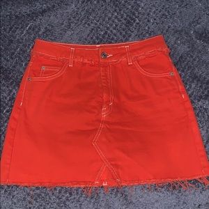 TOPSHOP jean skirt!